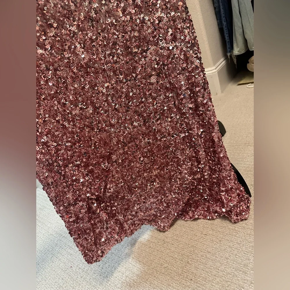 Dress The Population Sequin Gown-Small - Picture 6 of 9